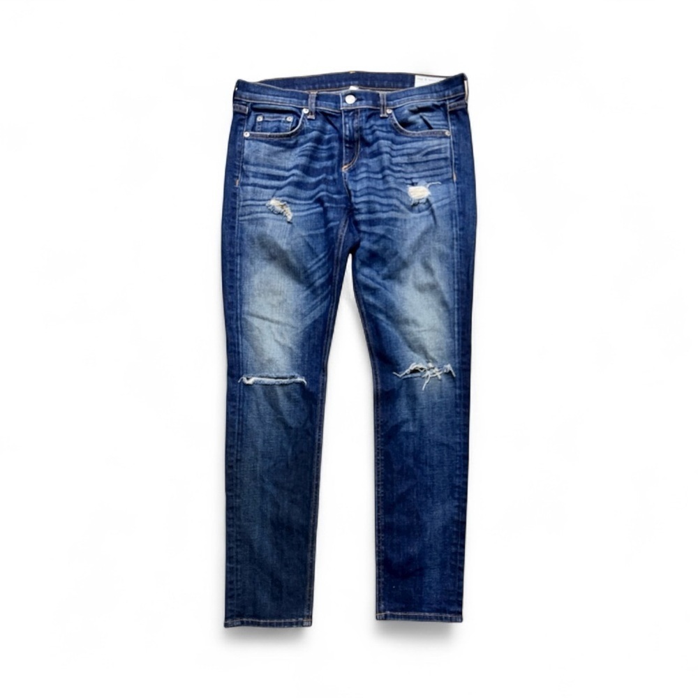 Rag & Bone Phoenix Distressed Skinny Jeans Women’s 29 Blue Made in USA